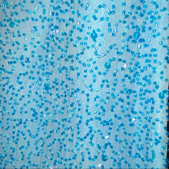 VTG SCALA Gown sequins medium 80s/90s - Picture 11 of 13